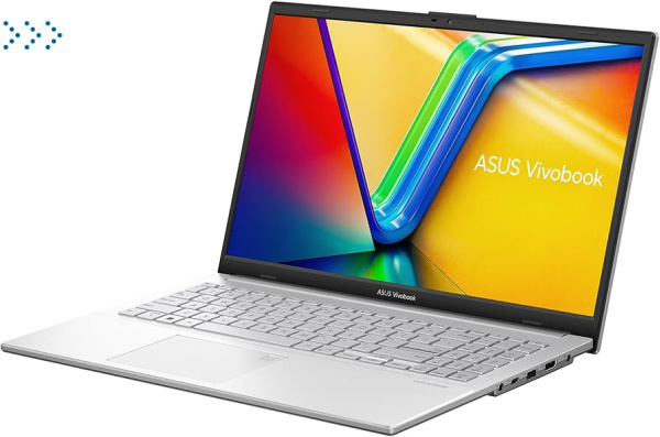 ASUS Vivobook Go 15/ E1504GA-BQ318W/ Intel N100/ 15.6 FHD IPS AG/ UHD Graphics / 4Gb/ 128Gb/ W11H/ noODD/ Cool Silver ноутбук